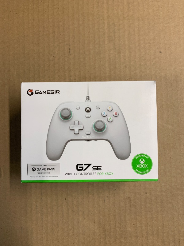 Photo 1 of GameSir G7 SE Officially Licensed Xbox One Controller With Hall Effect Sticks for Windows 10/11, Xbox One, Xbox Series X/S, PC Gamepad with 3.5mm Earphone Port, Programmable Back Button