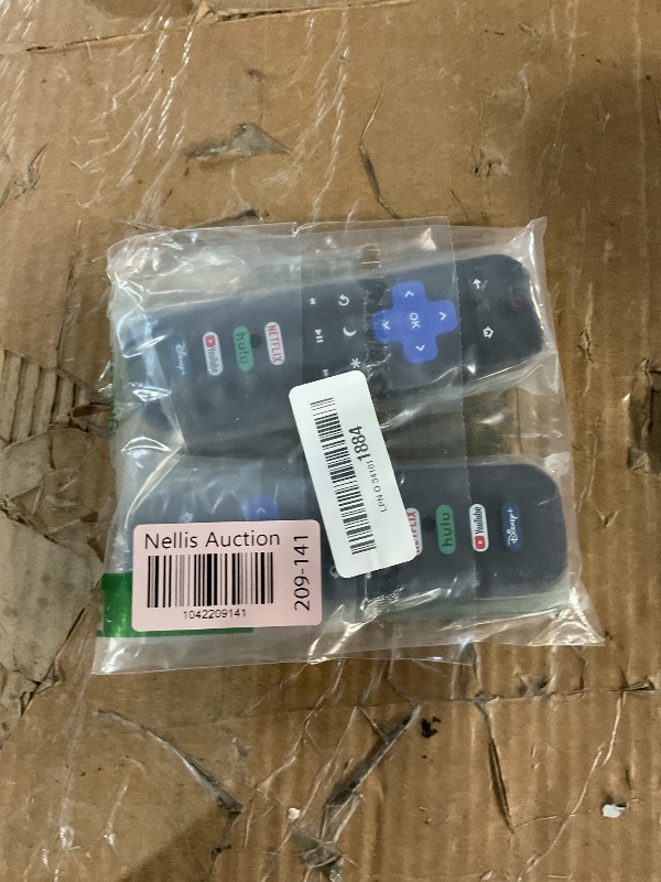 Photo 1 of (Pack of 2) Replacement-Remote-Control for Roku-TV,Compatible for TCL Roku/Hisense Roku/Onn Roku/Philips Roku Smart TVs(Not for Roku Stick and Box)