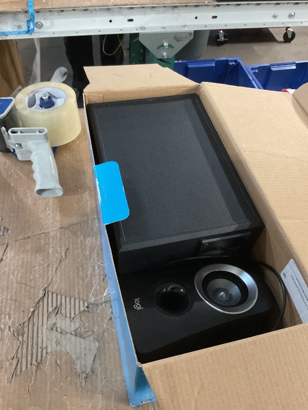 Photo 1 of (PARTS) (NOT FUNCTIONAL) Logitech Z313 2.1 Multimedia Speaker System with Subwoofer, Full Range Audio, 50 Watts Peak Power, Strong Bass, 3.5mm Inputs, PC/PS4/Xbox/TV/Smartphone/Tablet/Music Player - Black