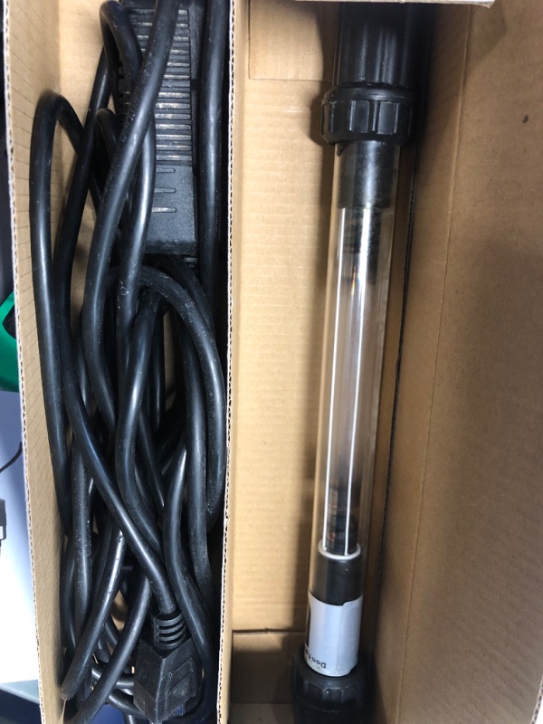 Photo 1 of ***(HEAVILY USED/ MINOR DAMAGE)***18W Aquarium UV Light for 100-1000 Gallon, UV Pond Water Clarifier for Koi Pond, Swimming Pool, Spa, Large Fish Tank, Cold Plunge UV Light for Pond Algae Control