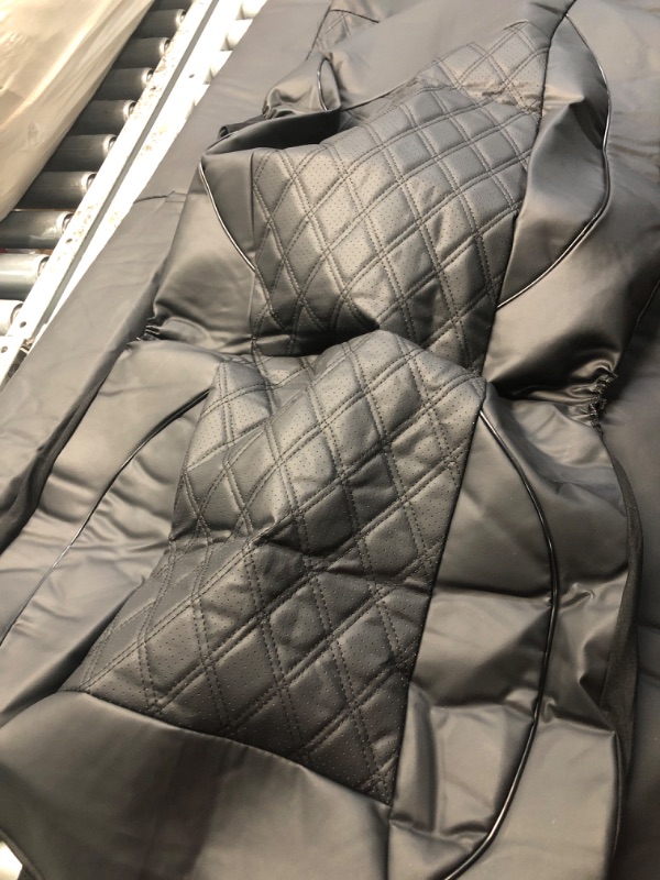 Photo 1 of (see all images) HChengkikz Car Seat Covers Full Set,Breathable and Waterproof Napa Leather Car Seat Cover,Interior Universal Fit 