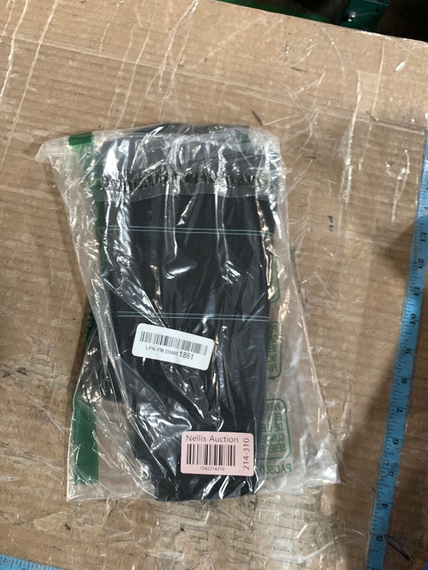Photo 1 of (USED/FAIR) (BAGGED) S Abdominal Binder Post Surgery - Elastic Waist Band for Stomach Support & Compression, Bariatric, Tummy Tuck | Latex-free, Breathable Belly Wrap Hernia Belt - (30" - 45") 3 PANEL - 9" High BLACK