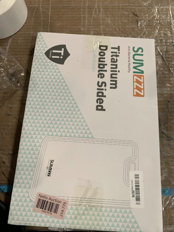 Photo 1 of ***(HEAVILY USED/ SCRATCHES)***Titanium Cutting Boards for Kitchen, Cutting Board Double Sided Food Grade, Pure Titanium and Wheat Straw PP, Dishwasher Safe Easy to Clean Large Size 16”×11”
