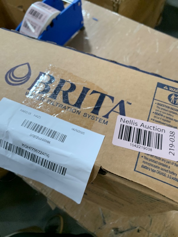 Photo 1 of Brita Water Filter Pitcher for Tap and Drinking Water with 1 Standard Filter, Lasts 2 Months, 6-Cup Capacity, BPA Free, White