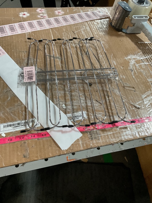 Photo 1 of (USED/FAIR) ZEDODIER Legging Organizer for Closet Hanging, Rotatable Sturdy Hanger for Girls' and Adult XS/S Leggings, Holds Up to 20 Leggings, Space-Saving Closet Organizers and Storage, Silver