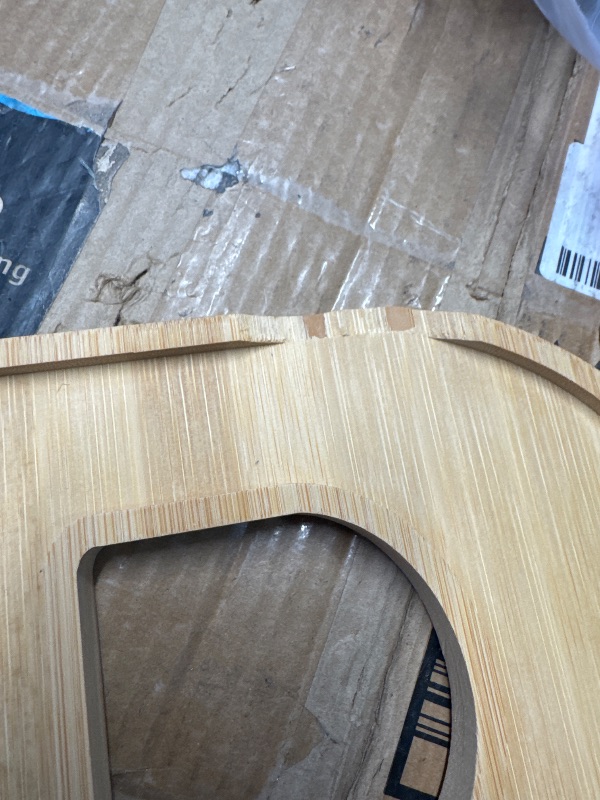Photo 1 of ** Minor Damage**
Alimtee Larger Baby Shower Food Trays, 4 Pcs 12" Wooden Charcuterie Board Baby Letter Serving Tray for Fruit Salad Cheese Platter Vegetable Food Dish Plates (Baby - 12 INCHES)