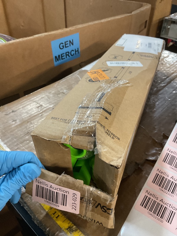 Photo 1 of DSV Standard Professional Window Squeegee for Window Cleaning, 2 in 1 Rotatable Window Cleaning Squeegee Kit with Extension Pole, 62” Window Cleaning Tool for Indoor/Outdoor High Windows, Home, Car