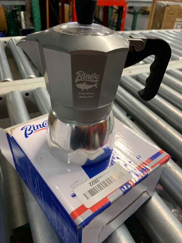 Photo 1 of ***(HEAVILY USED)***Bincoo Stovetop Espresso Coffee Maker,Electric Cuban Moka Pot,120ML-4.06oz,Italian Style Coffee Maker, 2 Cup Aluminum Espresso Portable Cafetera Moka Pot for Home Travel Camping