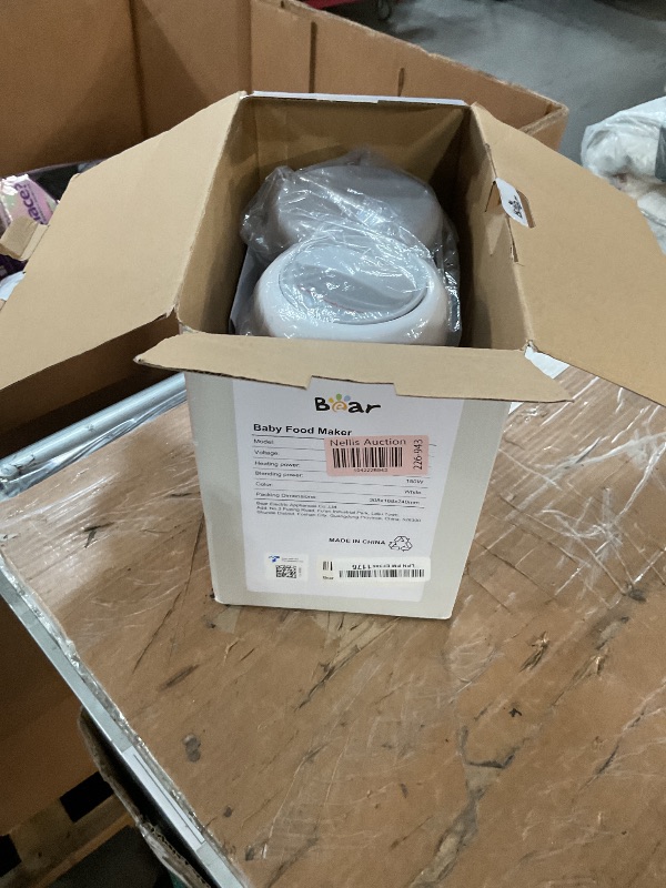 Photo 1 of ***(HEAVILY USED)***BEAR 2024 Baby Food Maker | One Step Baby Food Processor Steamer Puree Blender | Auto Cooking & Grinding | Baby Food Puree Maker with Self Cleans | Touch Screen Control, White