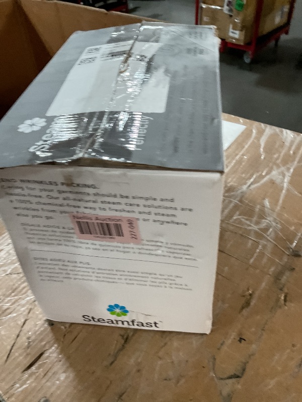 Photo 1 of (Does not hold charge) Steamfast SF-760 Portable Cordless Steam Iron, With Carrying Case, Non-Stick Sole Plate, White