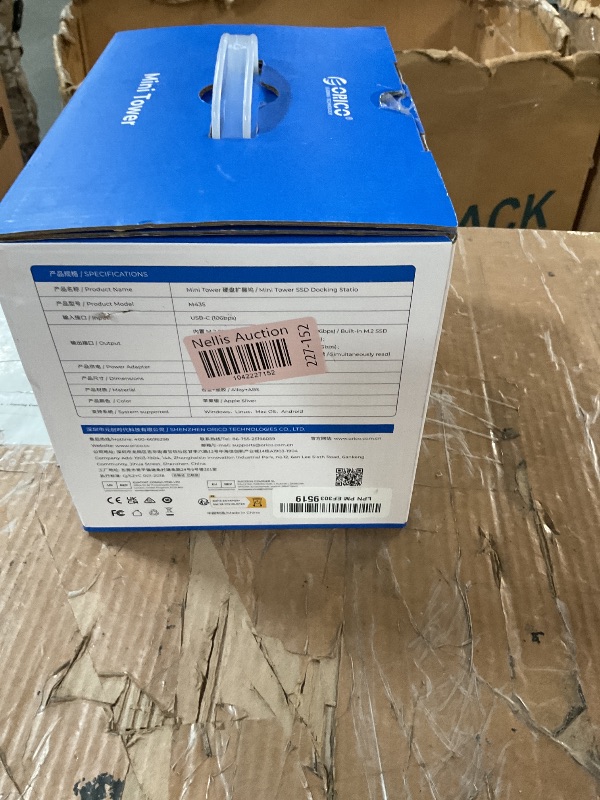 Photo 1 of **PARTS ONLY !!!!  ****NON REFUNABLE ***ORICO MiniTower 2 Bay RAID Enclosure Compatible NVMe SSD 10Gbps with Expansion Hub Docking Station for Mac mini M4 Max Up to 56TB-M435
