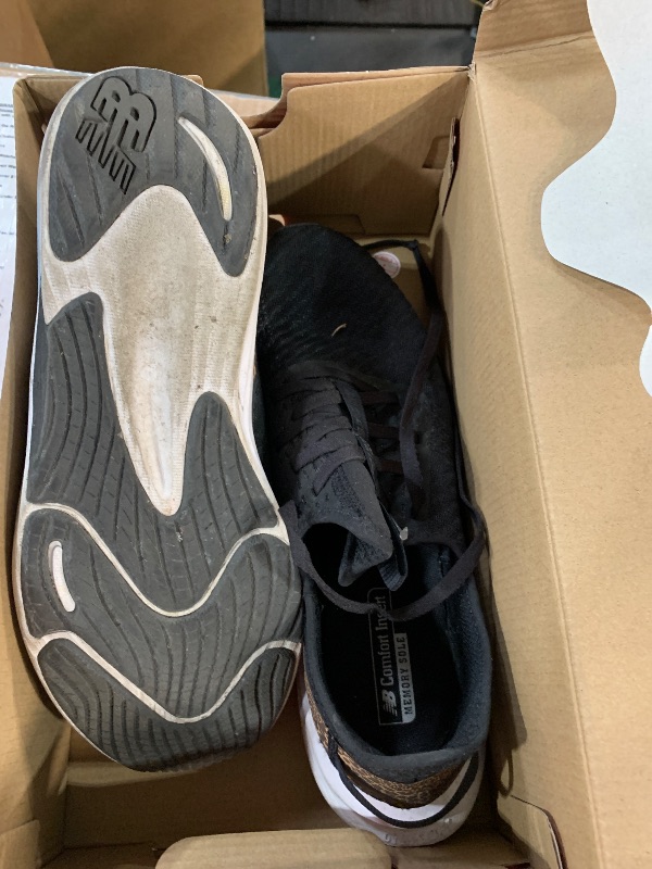 Photo 1 of (used)(please see all images) New Balance Women's Dynasoft Nergize Sport V2 Cross Trainer, Black/White/Brown/Nb, 10.5 Wide