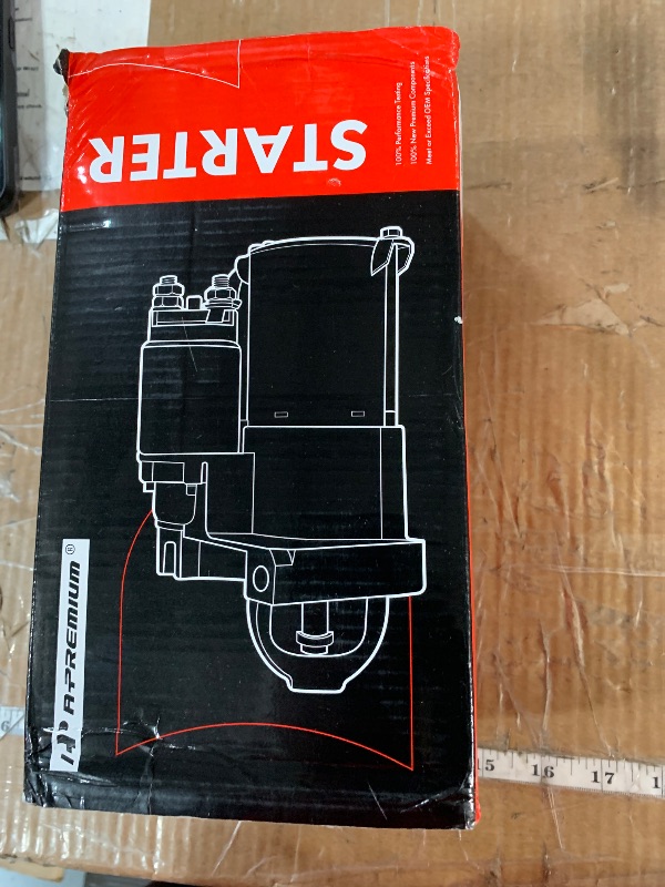 Photo 1 of (damaged)(sold for parts) A-Premium Starter Motor Compatible with Chevrolet Camaro 1998-2002, Corvette 1997-2004 & Pontiac Firebird 1998-2002, V8 5.7L, 12V 1.7KW 11 