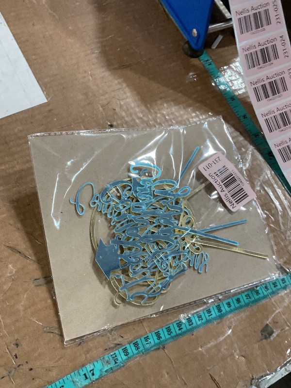 Photo 1 of PALASASA Congrats Grad Cake Topper-Class of 2025 Graduate Party-2025 High School/College/Senior Graduation Party 6 kinds Design Graduation Acrylic Cake Decorations (6 Pcs, Gold)