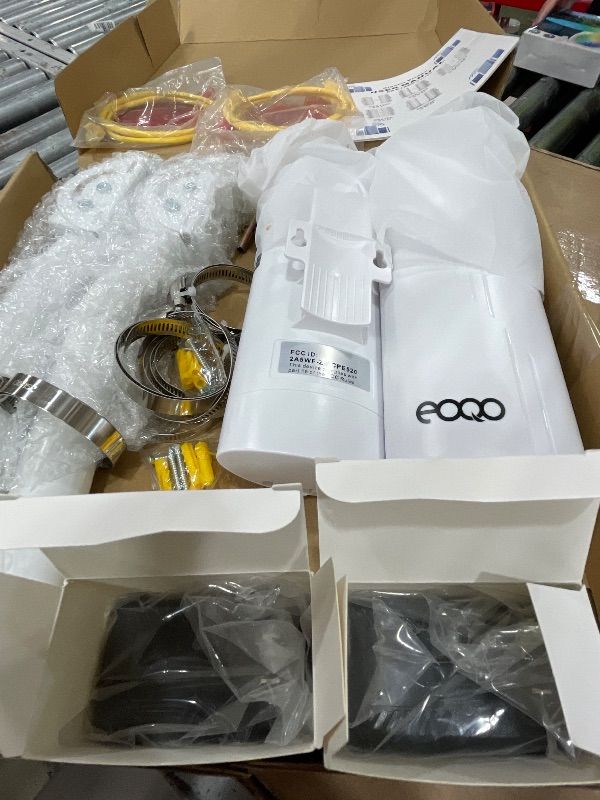 Photo 1 of Point to Point Wireless Bridge with Mounts for Starlink Internet Extension, 1000Mbps 3KM 5.8G Network WiFi Extender with 14dBi Antenna for Starlink Mini, Gen 3 Router, Gigabit RJ45 LAN Port, 2-Pack