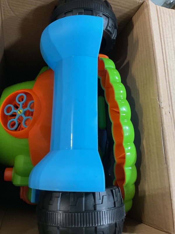 Photo 1 of (missing pieces) SLOOSH Bubble Lawn Mower Toddler Toys - Kids Bubble Machine Summer Outdoor Push Toy Games
