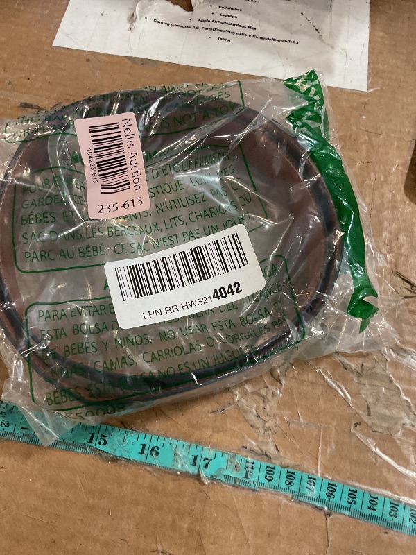 Photo 1 of (BAGGED) (USED/FAIR) Cole Haan Men's Leather Dress Belt, Black Stitch, 36