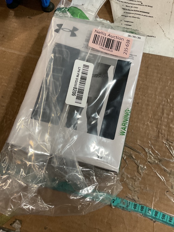 Photo 1 of Under Armour Men's 3-Pack Performance Cotton Trunks, Boxer Briefs with 3" Inseam, All-Day Comfort2XL