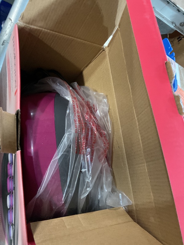 Photo 1 of (MISSING CIPS) (PARTIAL SET) (USED/FAIR) Remington Ionic Conditioning Hair Setter, 20 Velvet Hair Rollers, 6 Large (1¼”), 10 Medium (1"), 4 Small (¾”), Blowout Style Hair Curlers