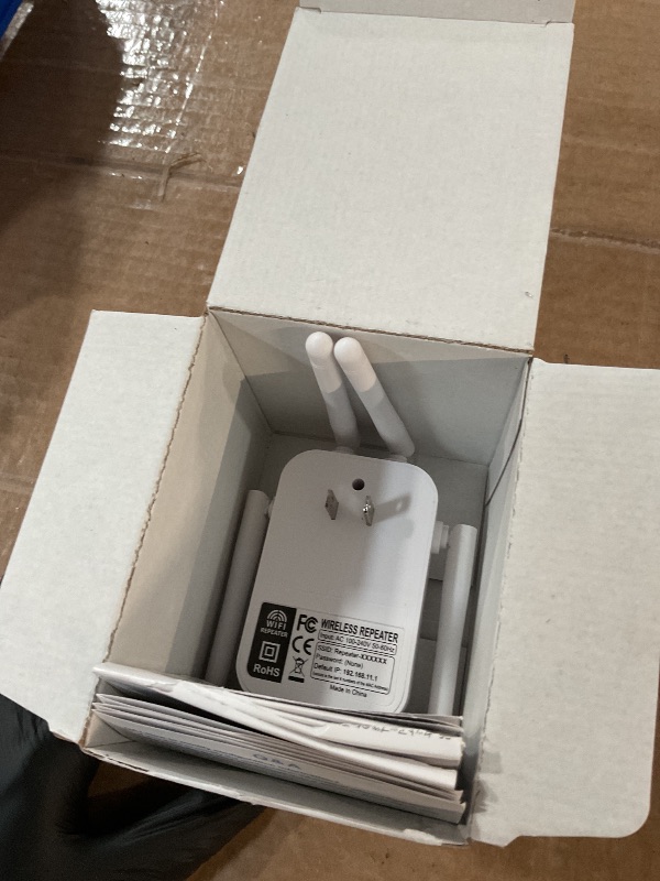 Photo 1 of WiFi Extender, 2025 Fastest WiFi Booster 1200Mbps Dual Band (5GHz/2.4GHz) WiFi Extenders Signal Booster for Home, WiFi Repeater with Ethernet Port Covers up to 12880sq. ft and 55 Devices-Medium
