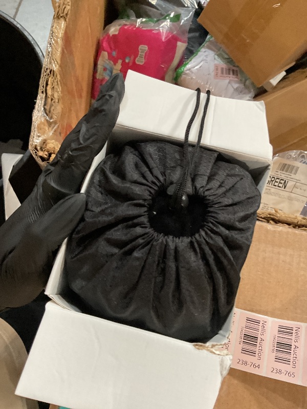 Photo 1 of ***(MISSING PARTS/ SEE NOTES)***JefDiee Inflatable Travel Pillow, Airplane Neck Pillow Comfortably Supports Head and Chin for Airplanes, Trains, Cars Office Napping on The Tray Table (Black)
