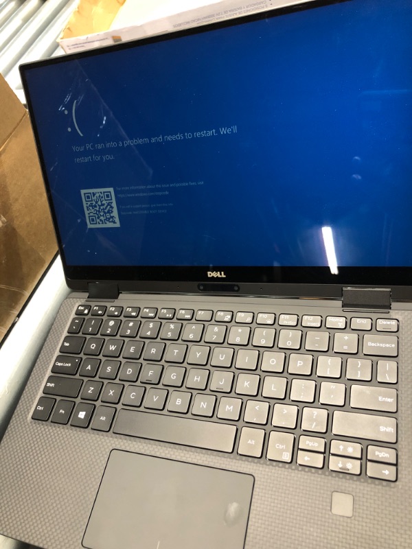 Photo 1 of **PARTS ONLY, TURNS ON, KEEPS REBOOTING** Dell XPS 9365 2-in-1 13.3in FHD Touchscreen Laptop i7-7Y75 16GB 512GB SSD Windows 10 Pro - Black (Renewed)
