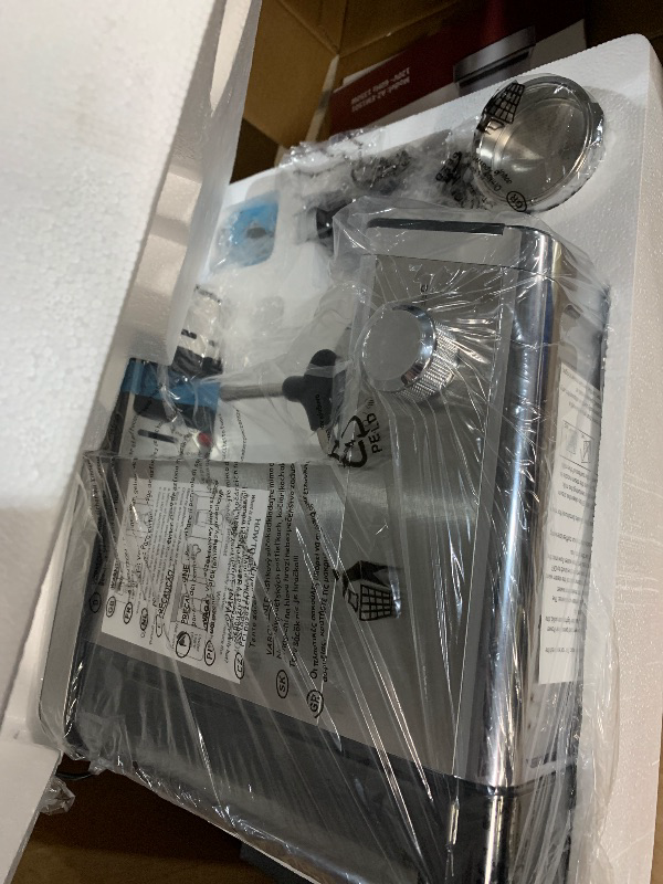 Photo 1 of (Missing pieces) AMZCHEF Espresso Machines with LED Touch screen, Espresso Coffee machine Equip 20Bar Pressure System, Cappuccino Machine