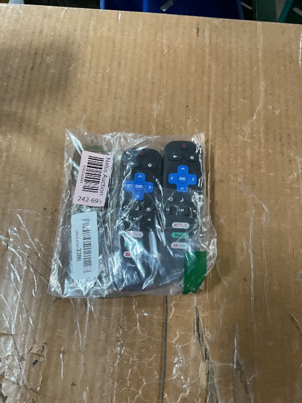 Photo 1 of (Pack of 2) Replacement-Remote-Control for Roku-TV,Compatible for TCL Roku/Hisense Roku/Onn Roku/Philips Roku Smart TVs(Not for Roku Stick and Box)
