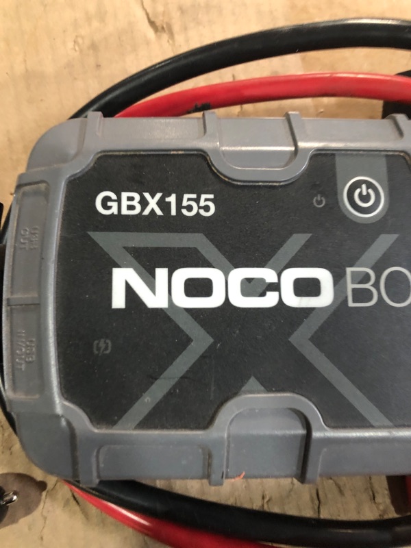 Photo 1 of (heavy use) NOCO Boost X GBX155: 4250A UltraSafe Jump Starter – 12V Lithium Battery Booster Pack, Portable Jump Box, Power Bank & Jumper Cables -