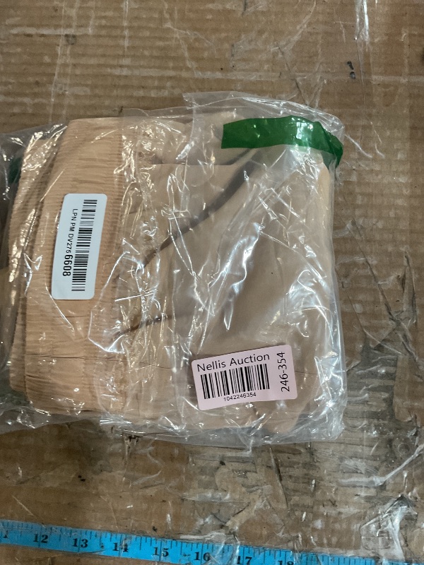 Photo 1 of (USED/FAIR) (BAGGED) (MEDIUM 32)  BRISIRA Mens Swim Trunks Swim Shorts Quick Dry 5 inch Inseam Beach Shorts with Compression Liner and Zipper Pocket Khaki