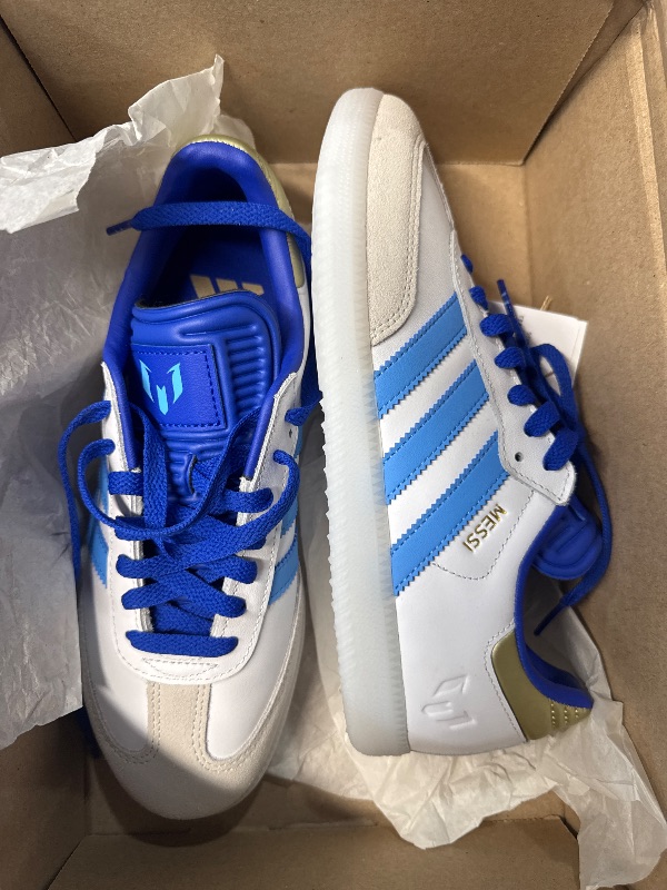 Photo 1 of (BLUE) (SIZE 7) Adidas Samba Messi Shoes (Multi, US Footwear Size System, Adult, Men, Numeric, Medium, 7)