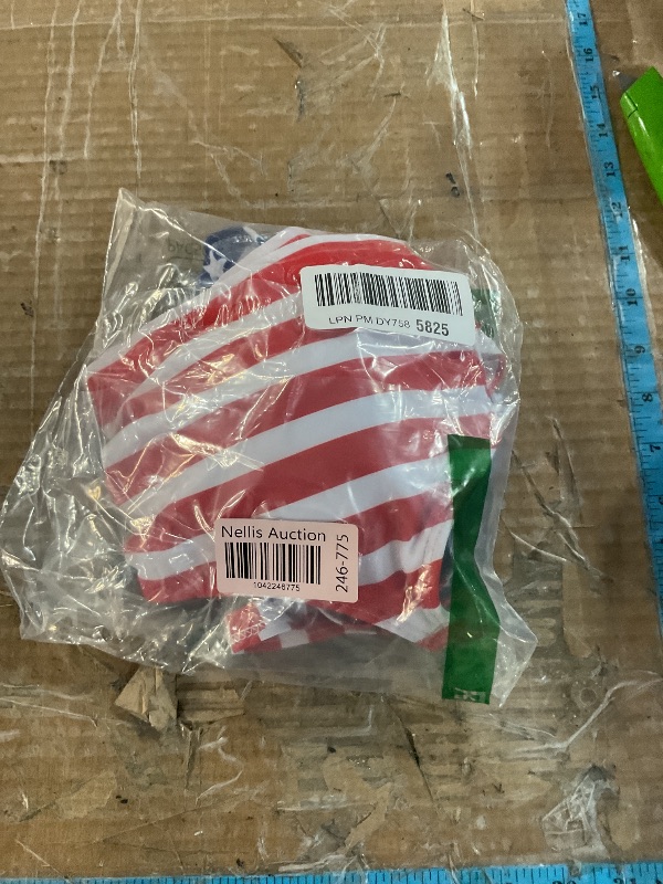 Photo 1 of (88-10) (BAGGED) (USED/FAIR) Zando 2024 High Waisted American Flag Swimsuits - Sporty Patriotic Bikini Sets for Women - 2 Piece 4th of July Swimsuit - Red, White and Blue Bathing Suit - American Flag Bikini - 8-10