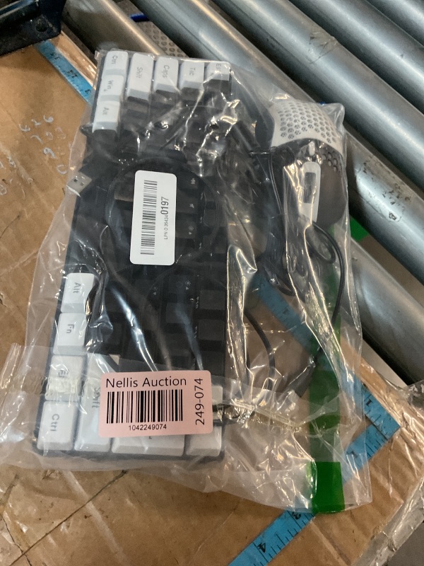 Photo 1 of RedThunder 60% Gaming Keyboard and Mouse Combo, Ultra-Compact 61-Key RGB Backlit Mini Keyboard, Lightweight 7200 DPI Honeycomb Optical Mouse, RGB Wired Gaming Set for PC PS5 Xbox Gamer(Black-White)