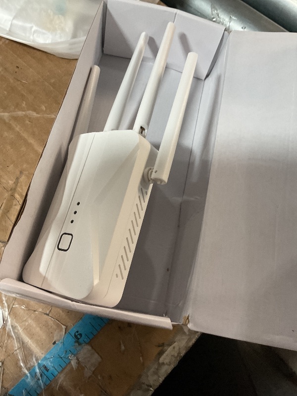 Photo 1 of WiFi Extender Signal Booster, 2025 WiFi Extender AC1200Mbps Dual Band (5.8GHz/2.4GHz), WiFi Booster with Ethernet Port for Home Covers up to 10000 Sq.ft, Compatible with More Devices