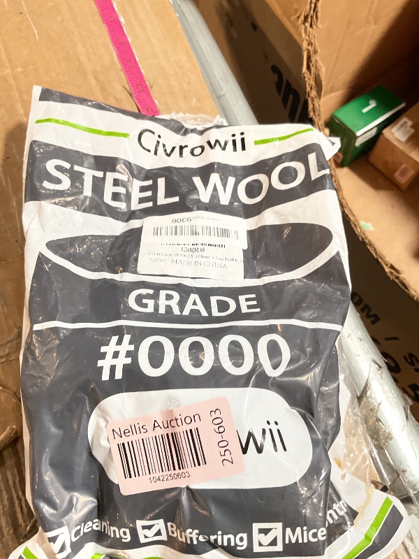 Photo 1 of (2 Pack) Civrowii 0000 Steel Wool Hole Filler, Gap Blocker, Barrier, Also for Glass Fine, Steel Wool Pads for Chrome or Wood Polishing (2)