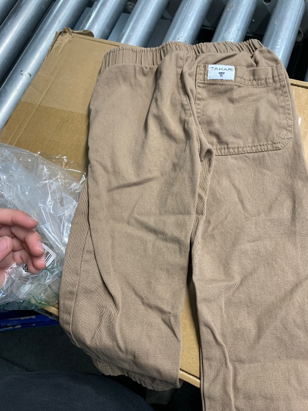 Photo 1 of (SEE ALL PHOTOS) ***STOCK PHOTO REFERENCE ONLY***Gymboree,Boys,and Toddler Dress Pants,Khaki Linen,3T brown