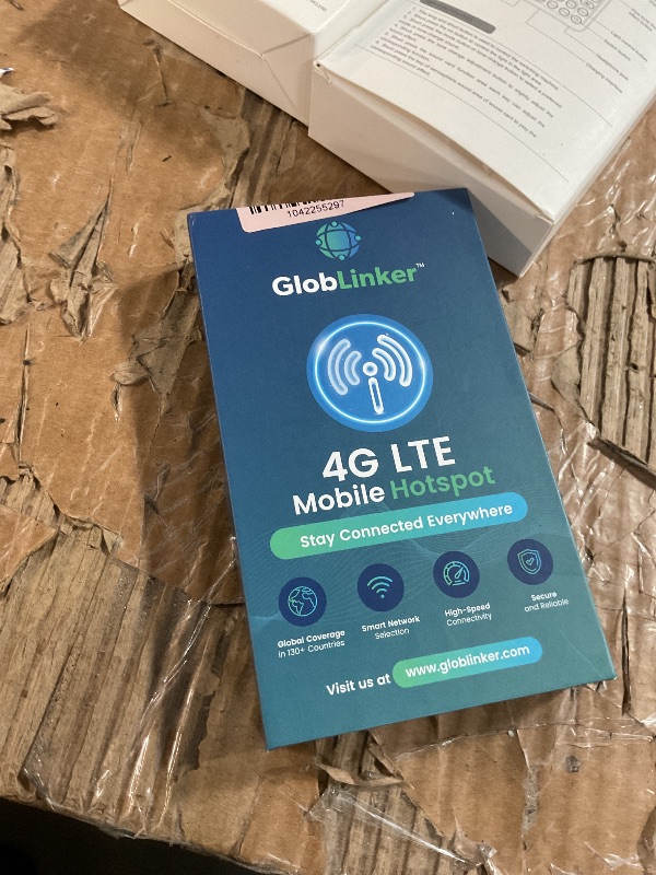 Photo 1 of GlobLinker Cloud Portable WiFi Router | 4G LTE Mobile Hotspot for Travel (130+ Countries) | No SIM | No Subscription | Contract Free | Pay-as-You-Go | Auto-Switch Multi-Carrier | Connects 8 Devices*FACTORY SEALED*
