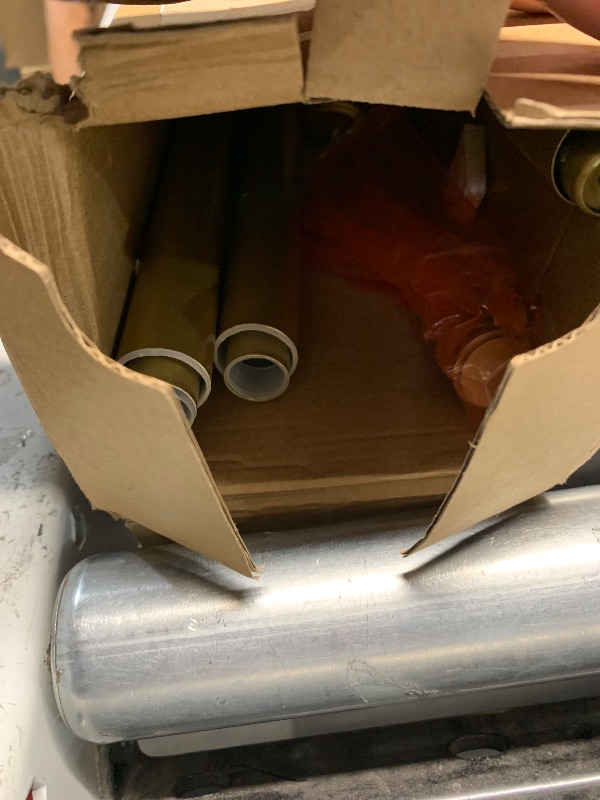 Photo 1 of (incomplete) 1 Inch Gold Double Curtain Rods 72 to 144 Inches (6 to 12 ft), USFOOK Drapery Rods for Windows, Telescoping Dual Curtain Rod 