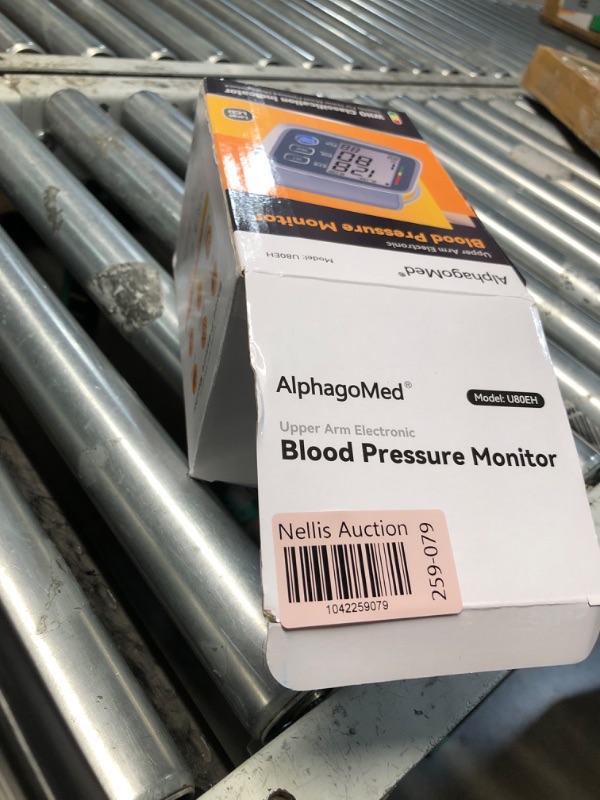 Photo 1 of ***PARTS ONLY***ALPHAGOMED Upper Arm Blood Pressure Monitor for Home Use 2 Cuff Sizes, 9-17'' & 13-21''Extra Large BP Cuff Automatic Digital Blood Pressure Machine 2 Users 180 Memories USB Cable 4 AA Batteries