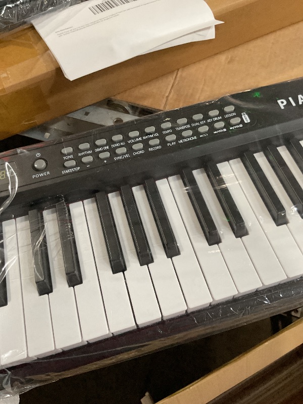Photo 1 of (See all images) Digital Piano 88 Key Full Size Semi Weighted Electronic Keyboard Piano Set with Stand,Built-In Speakers,Electric Piano Keyboard 