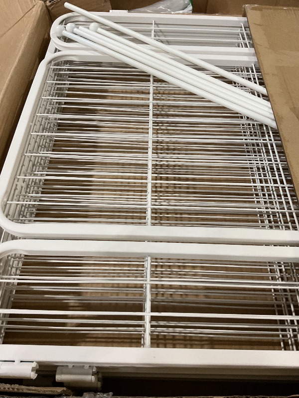 Photo 1 of (Used)(incomplete)FXW Homeplus Dog Playpen for Indoor Use - Stress-Free and Safe Play, Heavy Duty 32 Inch 8 Panels Dog Pen for Puppies