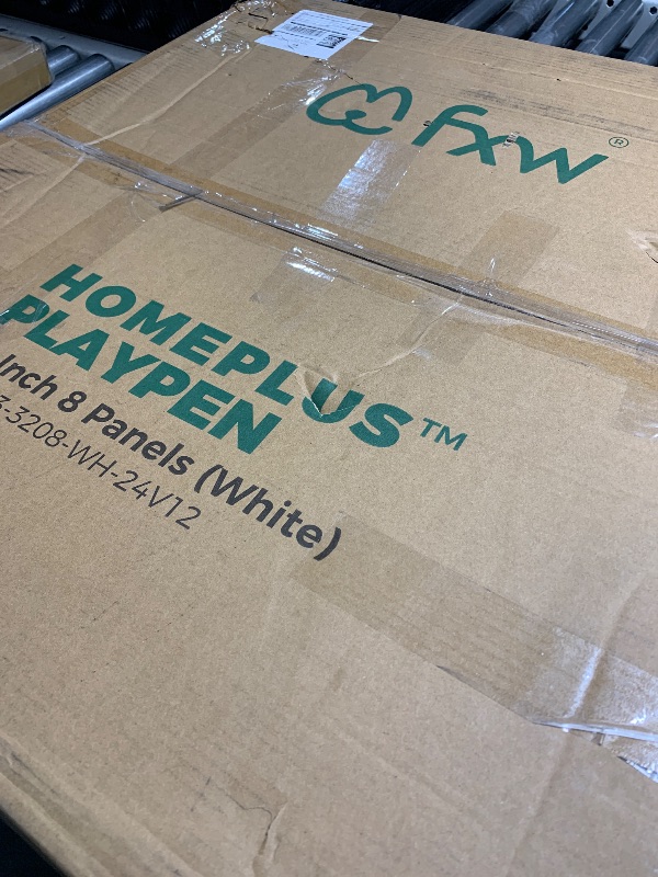 Photo 1 of (Used)(incomplete)FXW Homeplus Dog Playpen for Indoor Use - Stress-Free and Safe Play, Heavy Duty 32 Inch 8 Panels Dog Pen for Puppies