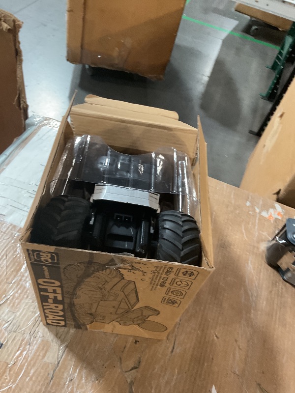 Photo 1 of ***(PARTS ONLY/ MAJOR DAMAGE/ NON FUNCTIONAL)***BLBAISH 1:16 Remote Control Car, 2.4GHz Shoot Water RC Cars, 4WD Amphibious RC Truck, All Terrain Off-Road Remote Control Monster Truck, Pick-up RC Car Toy for Boys Girls Ages 6+
