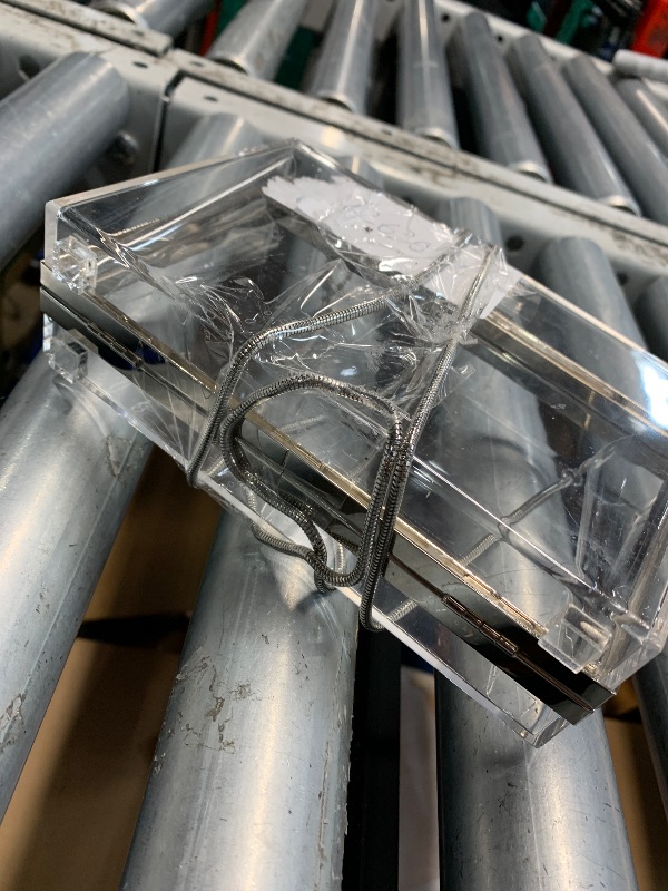 Photo 1 of (see all images) STEVENS PARRA Clear Purse Crossbody Bag Acrylic Clutch for Women, Stadium Events 