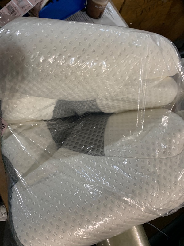 Photo 1 of (BAGGED) Osteo Cervical Pillow for Neck Pain Relief, Hollow Design Odorless Memory Foam Pillows with Cooling Case, Adjustable Orthopedic Bed Pillow for Sleeping, Support for Side Back SleepersLPNPMDX3603319
