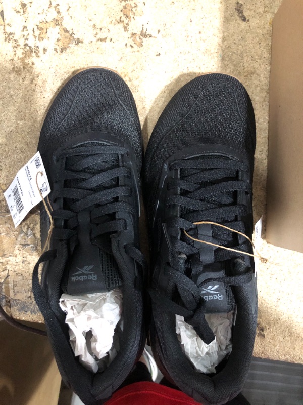 Photo 1 of -***SEE NOTES***Reebok Unisex Nano X4 Sneaker, Black/Pure Grey Lee 3, 8 US Men