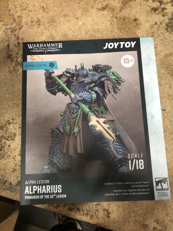 Photo 1 of JOYTOY-Warhammer The Horus Heresy-1:18-Action Figure-Alpha Legion Alpharius, Primarch of The XXth Legion-Collection Model Birthday Gifts