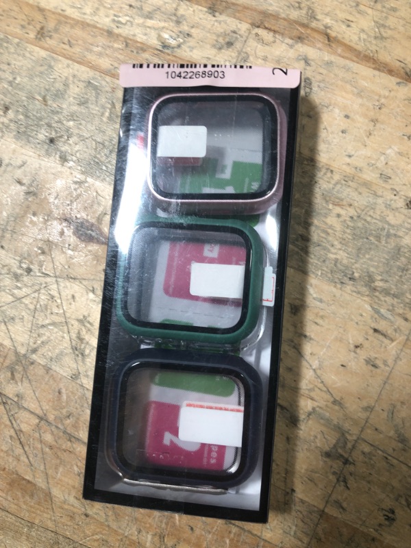 Photo 1 of 6 Pack Hard PC Case with Tempered Glass Screen Protector for Apple Watch 44mm SE(2022) Series 6/SE/5/4, Rontion Ultra-Thin Scratch Resistant Full Protective Bumper Cover for iWatch 44mm Accessories