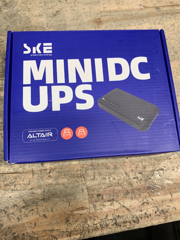 Photo 1 of Mini UPS DC 20000mAh Battery Backup & Surge Protector Uninterruptible Power Supply for Router Modem USB Type-C Mini UPS 5V/9V/12V DC20000 Plus Altair