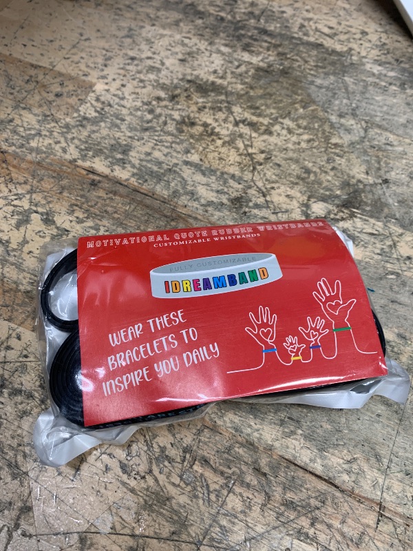 Photo 1 of 60 Pieces Inspirational Wristbands, Colorful Inspirational Rubber Bracelets Classroom prizes/Gifts for Students